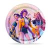 Kpop Demon Hunters Party Supplies Stickers Balloons Party Favors Disposable Tableware Tablecloth Plates Cups Baby Shower Toys