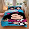 Mafalda'S 50Th Anniversary Print 3Pcs Bedding Setduvet Cover With 2 Bedropillowcase Home Birthday Gift