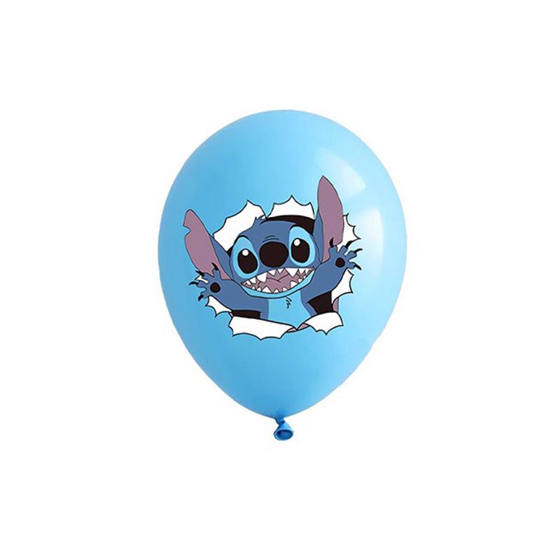 

100 шт. Дисней Лило и Стич Детская вечеринка по случаю дня рождения Украшение 12 дюймовые латексные шары Тема Стич Ангел Принадлежности для детского душа Подарки 100Pcs&12INCH синий
