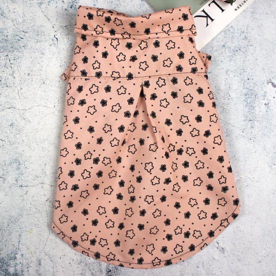 Pet Clothes Unique Pattern Wear-Resistant Polyester Puppy Summer Sweatshirt Pet Outfits for Daily