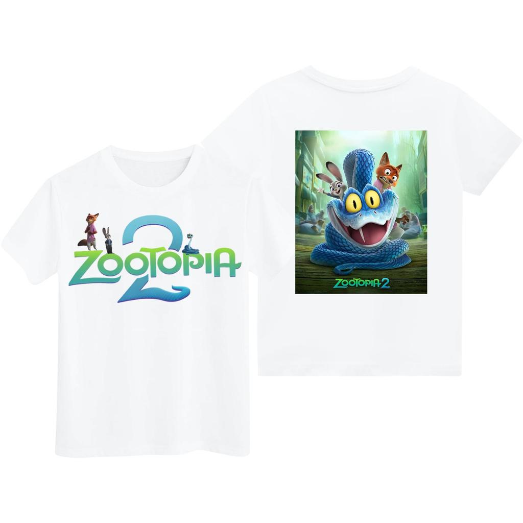 Children's Casual Fashion Cartoon Print Short-sleeved T-shirt Top