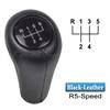 Passend für BMW 1 3 5 6 Serie E30 E32 E34 E36 E38 E39 E46 E53 E60 E63 E83 E84 E90 E91 Auto 5 6 Gang Leder Schaltknauf