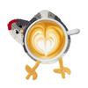 Chicken Crochet Table Cup Coasters Knitted Non-Slip Reusable Tabletop Protector Heat Resistant Mat For Dining Room Kitchen Desk