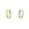 High-End Rhinestone Hoop Earrings In European, American, Japanese, and Korean Styles