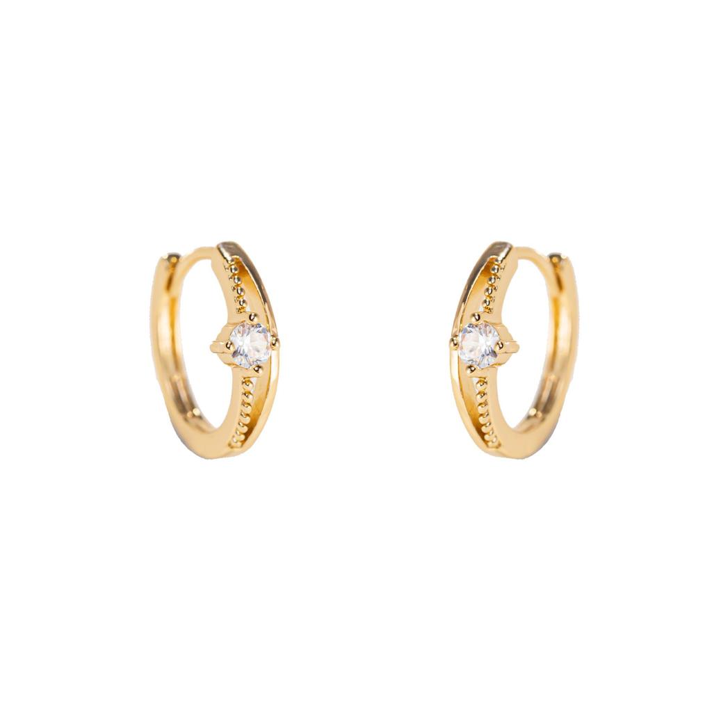 High-End Rhinestone Hoop Earrings In European, American, Japanese, and Korean Styles