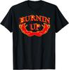 Burnin Up Flames Vintage T-Shirt