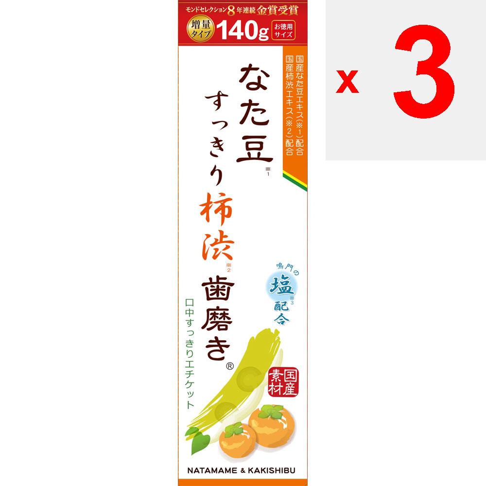 Sanwa Natamame De Sukkiri Shibukaki Toothpaste 140g Bad Breath Prevention Take an Appropriate Amount On a Toothbrush and Brush Your Teeth and Gums. Ba