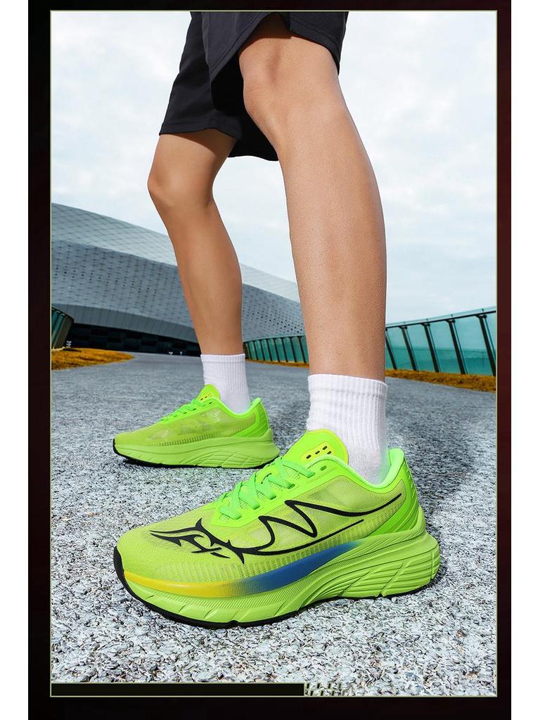 Men's Wide Toe Box Shock Absorbing Running Shoes - Comfortable, Large Size, Mesh, Wide Fit Sports Shoes for Spring/Summer 2026