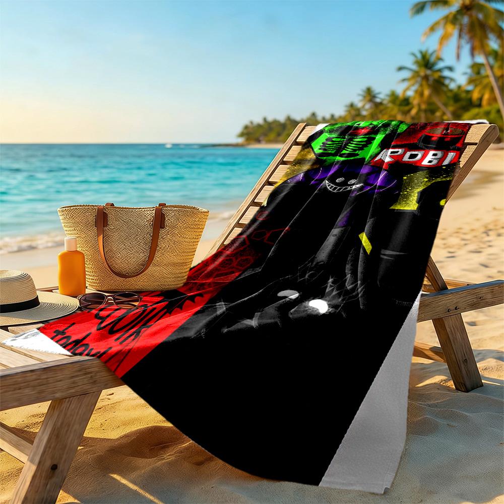 Incredibox Beach Towel Super Soft Microfiber Quickdry Fabric Comfortable Lightweight Suitable for Swimming, Gym, Camping, Yoga Vacation