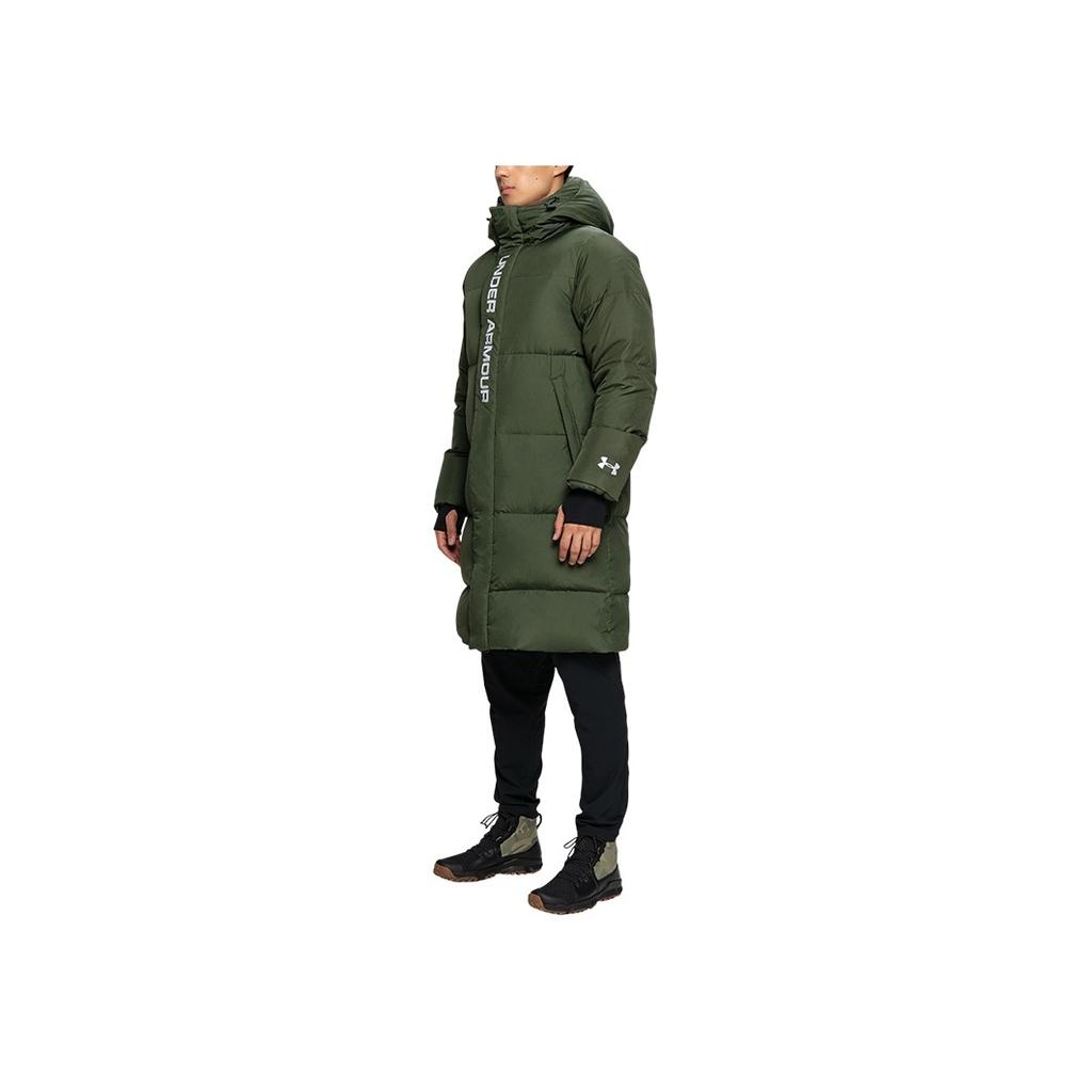 Under Armour Thickened Waterproof Long Down Jacket Men Outerwear Army-Green 1353556-330