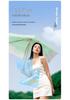 Gradient Dual-Use Umbrella: Sun Protection & Rain Shield, Manual Folding Design, High-End Feel