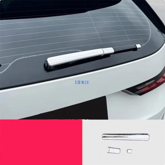 Car Style Rear Trunk Window Rain Wiper Trim Strip Cover Protector Decoration Accessories Exterior Sticker For BMW X1 U11  + серебряный