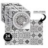 24pcs Wall Tile Decals Self Adhesive Waterproof for Kitchen Bathroom