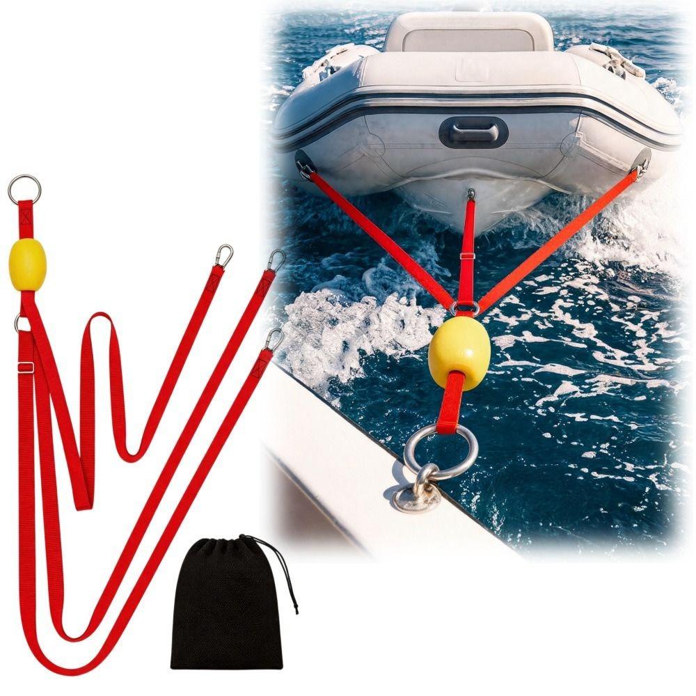 Heavy Duty Boat Towing Bridle High Strength Polyester Marine Towing Harness  Water Sports