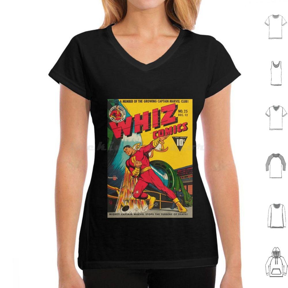 Whiz Comics 25 T Shirt 6xl Cotton Cool Tee Shazam Captain Golden Age Comics Superhero Retro 1940s Vintage Classic Old Graphic
