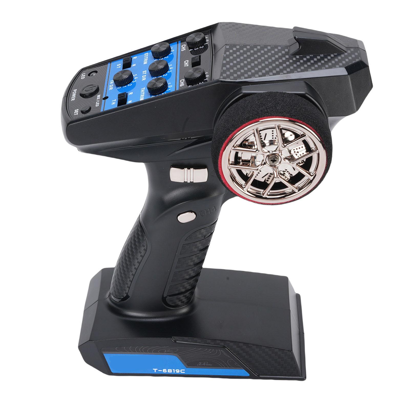 

2.4G Remote Control Kit for RC Car Boat Tank 7 Channels Transmitter and Receiver Support High Pressure Servo