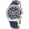 [Seiko Watch] Men's Watch SPIRIT Chronograph Silver Case Navy Leather Sbtr019 [Parallel Import]