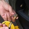 Auto 8mm Reifen Rad Reifen Luftventil Aufblasgerät Pumpe Ventil Clip Klemme Stecker Adapter