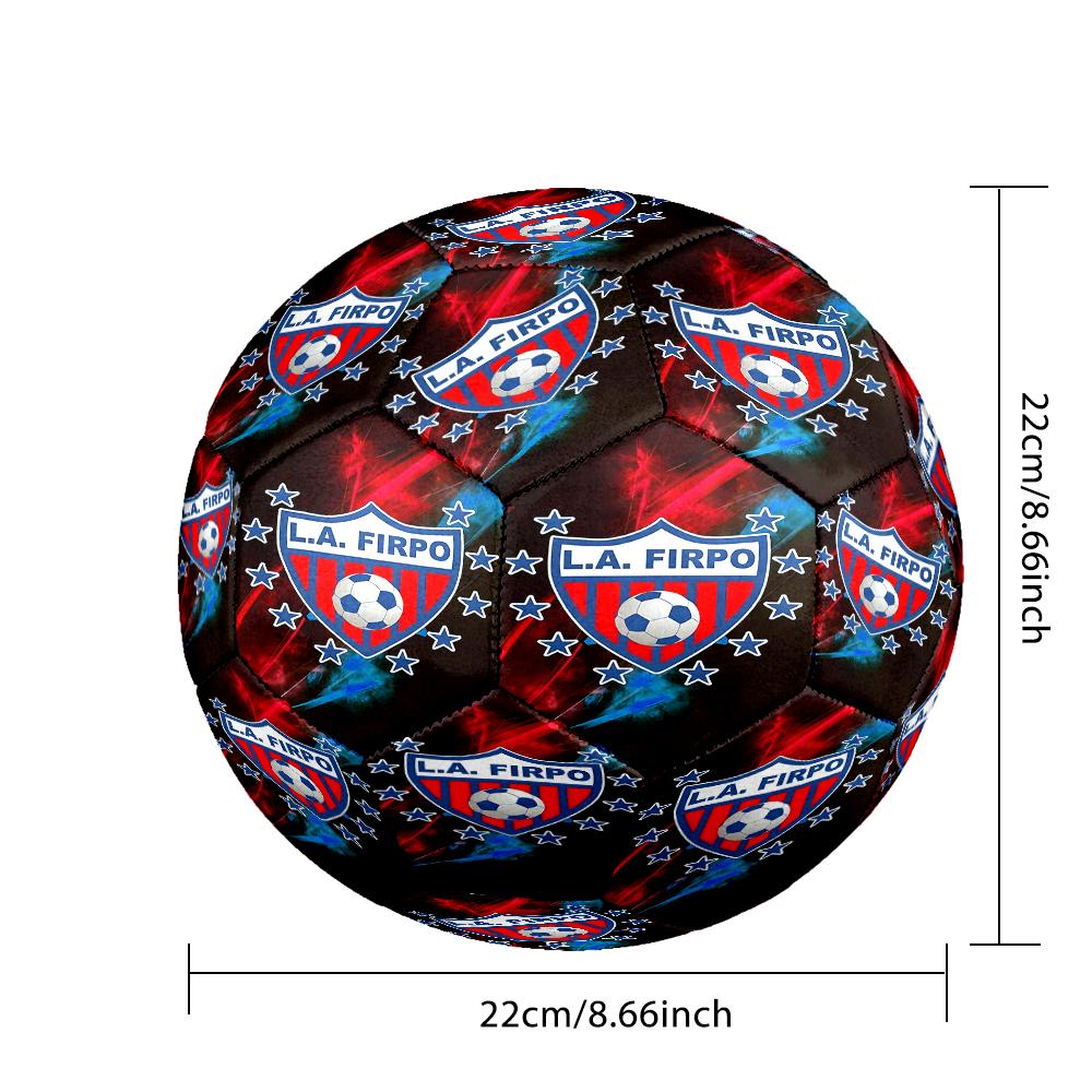 Firpo Soccer Crest Size 5 Soccer Balls, Anti-Slip, Protective Football, Outdoor Sport, a Unique Gift Suitable for Him/her, Birthdays