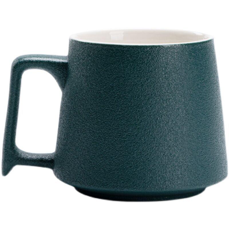 Ceramic Mug High Value Office Water Cup Creative Ceramic Cup Household Color Glaze Coffee Cup Large Capacity Office