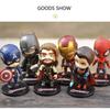 Scatola a Sorpresa Action Figures Marvel Avengers, Batman Iron Man Spider-Man Captain America Giocattoli, Ornamenti Modello da Collezione per Bambini e Fan