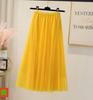 Women's Mid-length Mesh Tulle Skirt