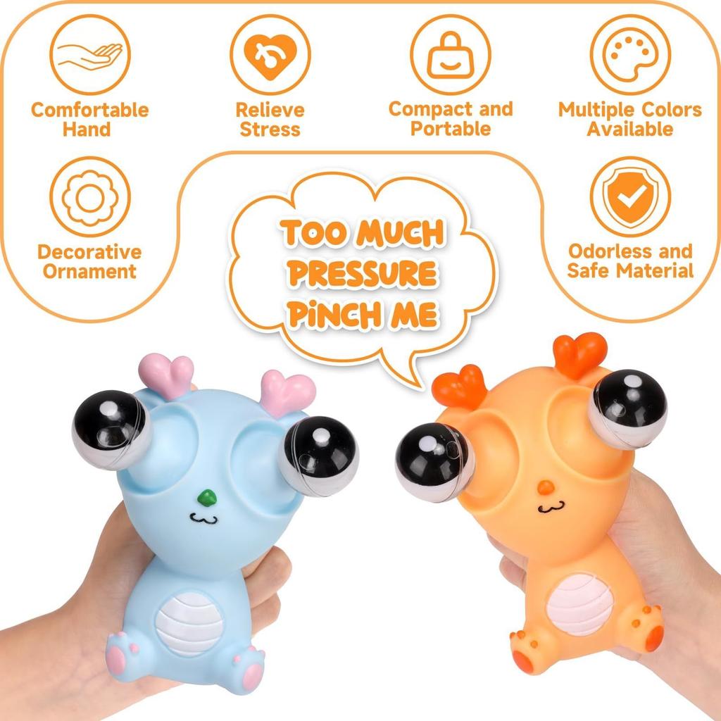 Eye Popping Out Stress Relief Cute Dragon Toy4ml