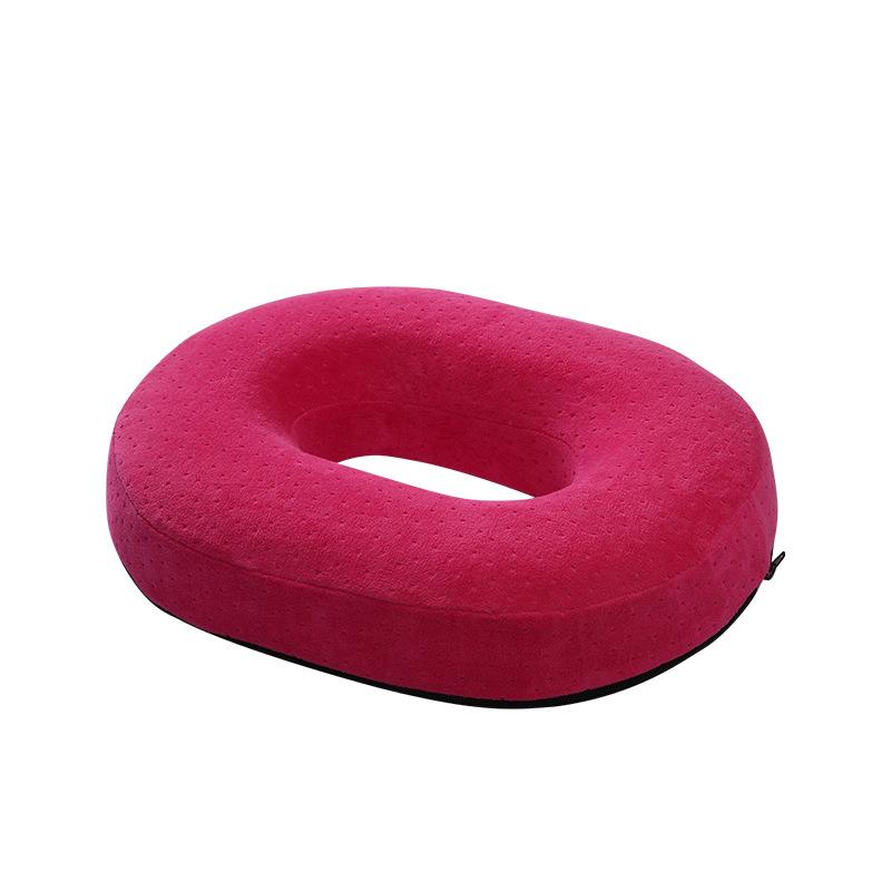 

Подушка сиденья с высоким отскоком и уплотнительным кольцом из полого пончика Внутренняя сердцевина из хлопка с эффектом памяти Поддержка ног Удобная и дышащая Эргономика красный