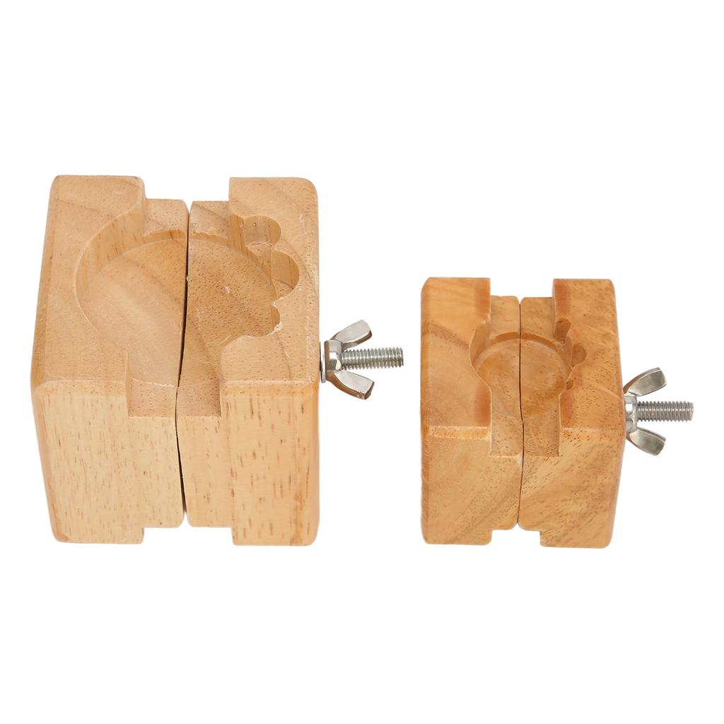 2 szt. Drewniany uchwyt na mechanizm zegarka Podstawa Otwieracz do dekielka zegarka Narzędzie do naprawy zegarków