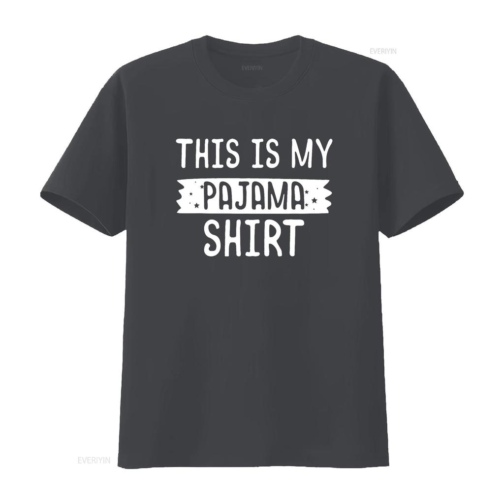 Mens Kids This Is My Pajama T Shirt PJ Top Shirtn Girls Bedtime Black X Large vintage Washed Slightly Stylish Breathable