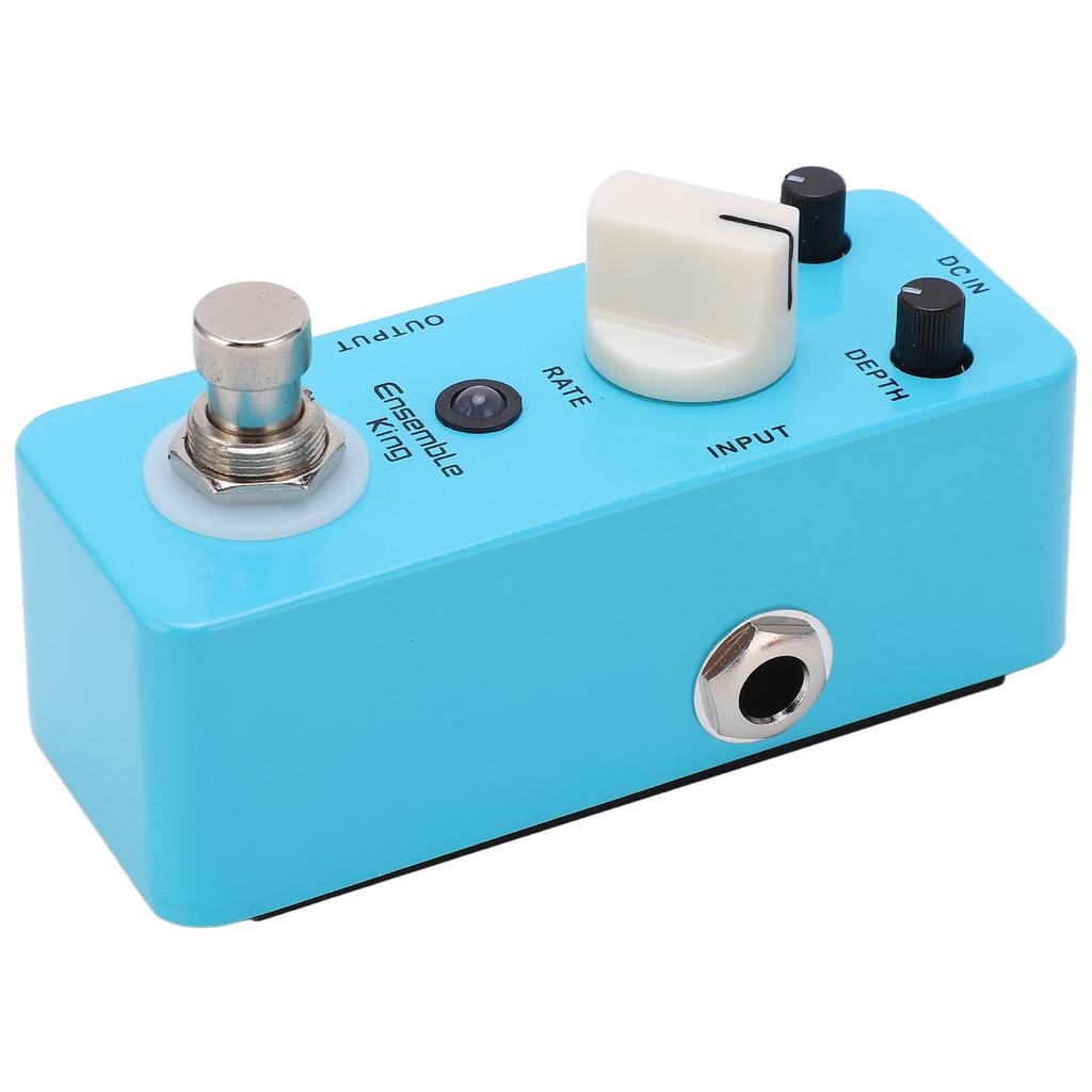 Analog Chorus Pedal Metal Electric Guitar Effect Pedal with True Bypass Switch LED Indicator