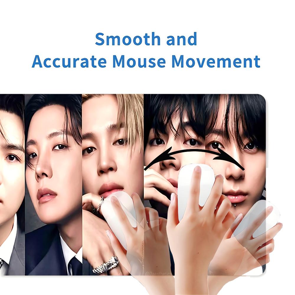 Kpop Stars Formal Attire Large Gaming Mouse Pad Nonslip Rubber Base Waterproof Desk Mat For Office Pc Laptop