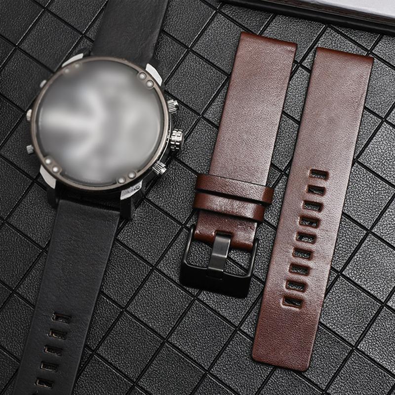 Lederarmband 22 24 26 28 30 mm 32 mm für Diesel-Uhrenarmband, Armbanduhrenband für DZ4343 DZ7293 DZ7333-Uhrenarmband