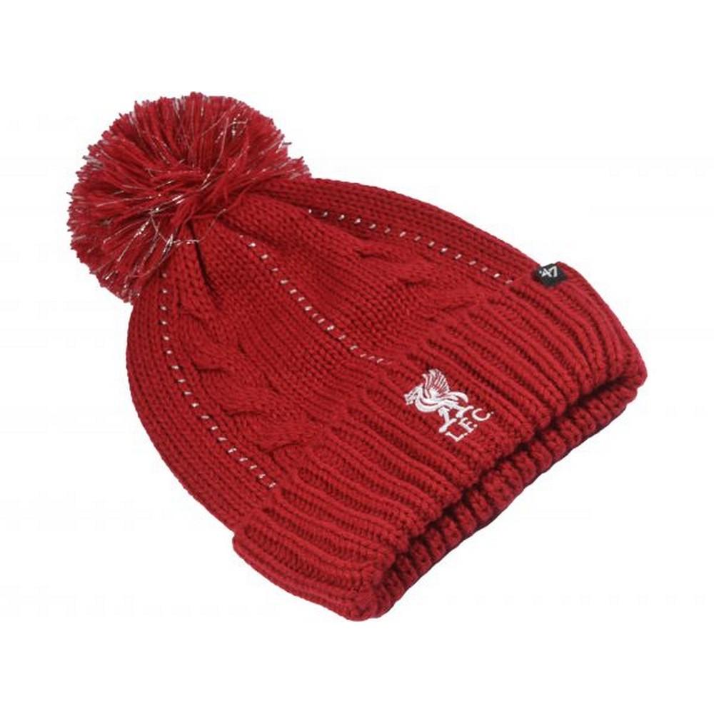 47 Liverpool FC Turned Up Cuff Bobble Hat