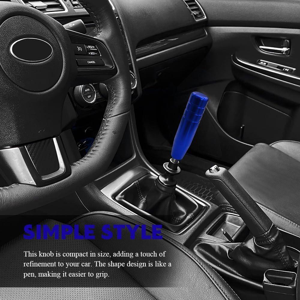 5" Heavy Weighted Shifter Knob, Gear Shift Knobs, Car Shift Knobs with 3 Threaded Adapters, Universal Car Gear Lever Metal Stick Shift Handle
