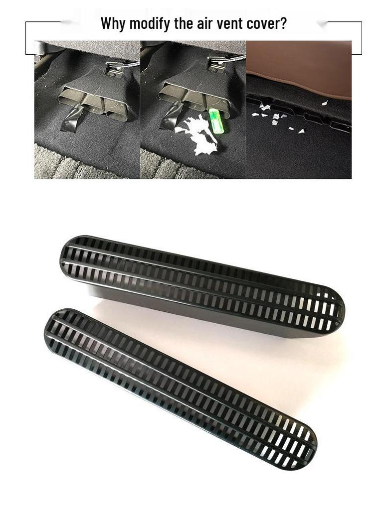Fits 19 Models: X5 Under-Seat Air Vent Protector - Anti-Clogging AC Vent Cover