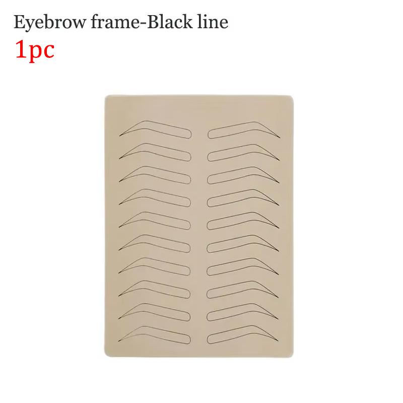 10/1Pcs Silicone Tattoo Practice Skin Blank Microblading Eyebrow Fake Skin Double-Sided for Permanent Tattoo Makeup Tools