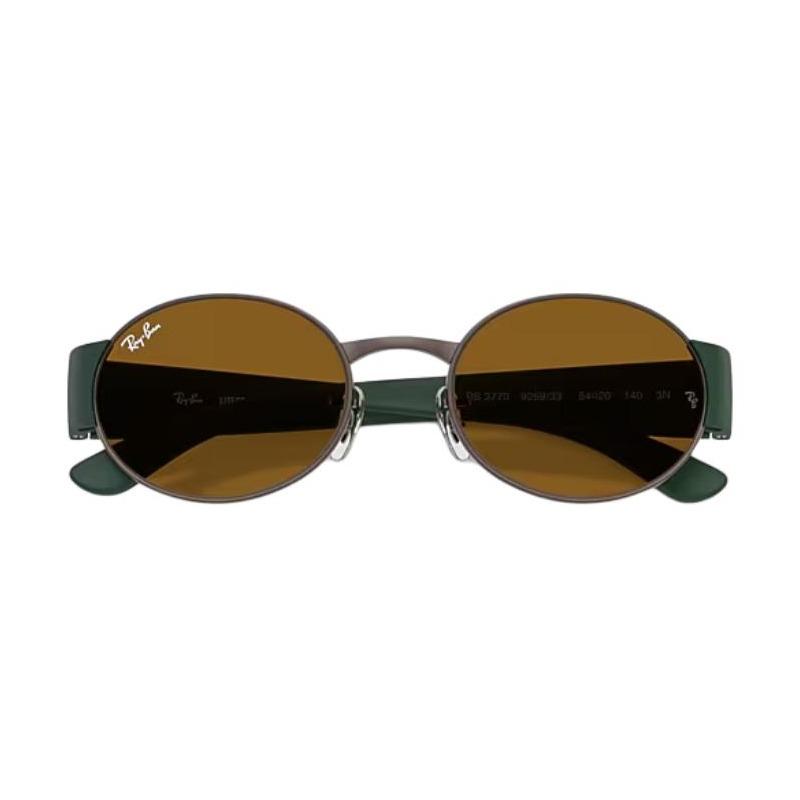 RAYBAN Metal Oval Sunglasses Unisex Couple Style 925933 52-20 RB3770