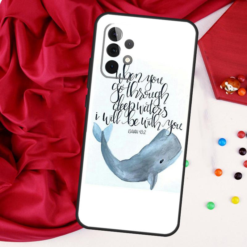 Bible Citáty Ježíš Bůh Pro Samsung Galaxy A56 A36 A26 A16 A05 A06 A22 A32 A52 A54 A34 A14 A55 A15 A53 A33 A35 Pouzdro