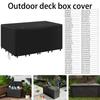 Outdoor Sommer Sofabezug Universelle Größe Terrassenabdeckung Reißfeste Staubschutzhülle Outdoor Quadratischer Tisch- und Stuhl-Schutzbezug