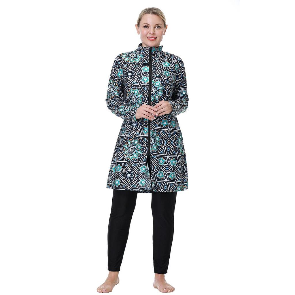 Oversized Plus Size Women's Modest Swimsuit, H1024