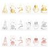 DIY Kraft Tags 60pcs Santa Claus Paper Cards Personalization Merry Christmas Tags  Home Decor