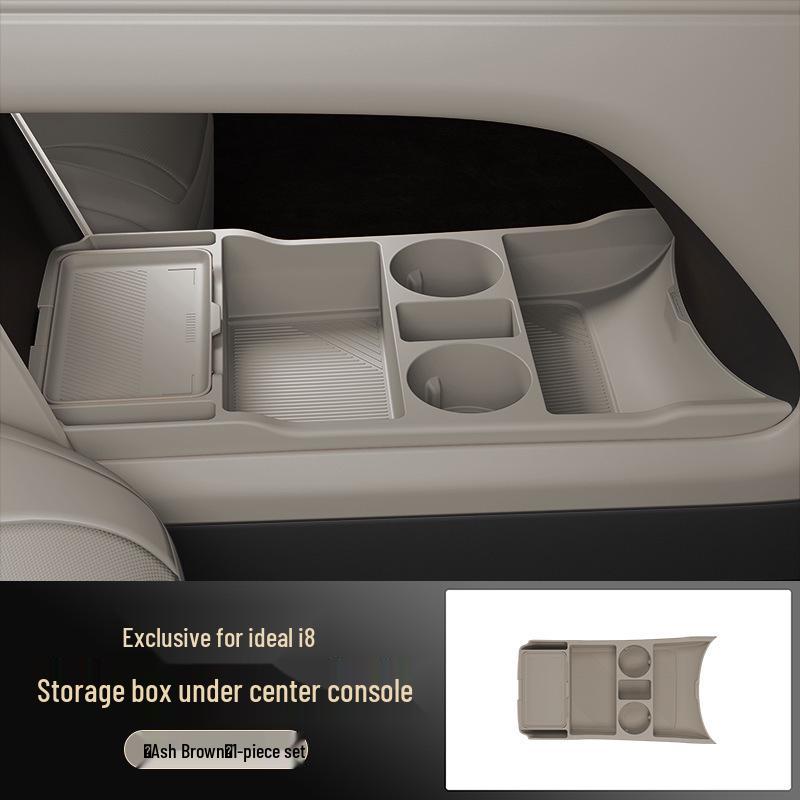 

Fits 25 Models: Ideal i8 Center Console Storage Box – Car Interior Accessories 458.5*246.4*71.8mm