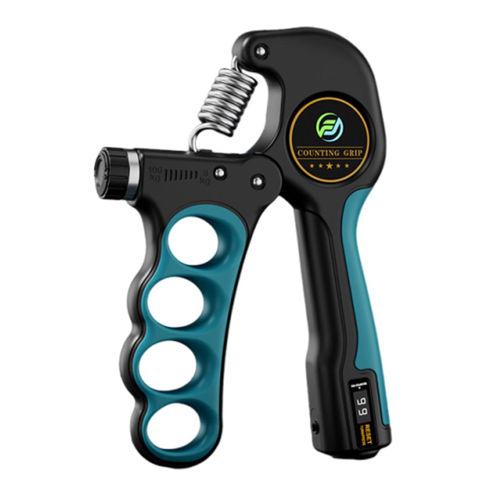 Adjustable Hand Gripper Anti-Slip Electronic Counting Hand Gripper Wrist Strength Expander for Muscle Building Recover