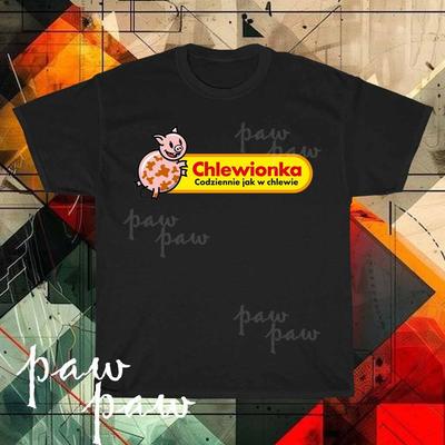 Nuova T-shirt da uomo con logo del supermercato Biedronka, taglia S-5XL