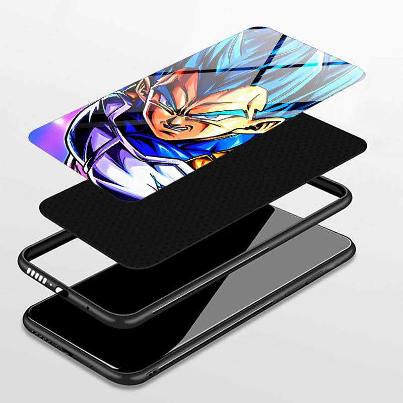 Case for Xiaomi mi 10 Pro 11 Lite 12X 12T 11T 10T 13 Note 10 14 12 Glass Phone Cover D-ragonS B-allS Vegeta