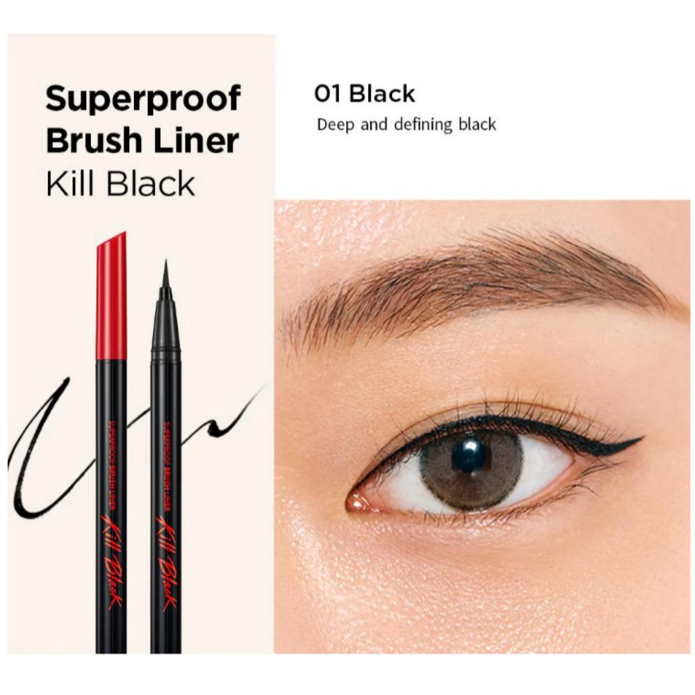 Clio Superproof Brush Liner 4 Sorten (Schwarz & Esche) 0,55 ml