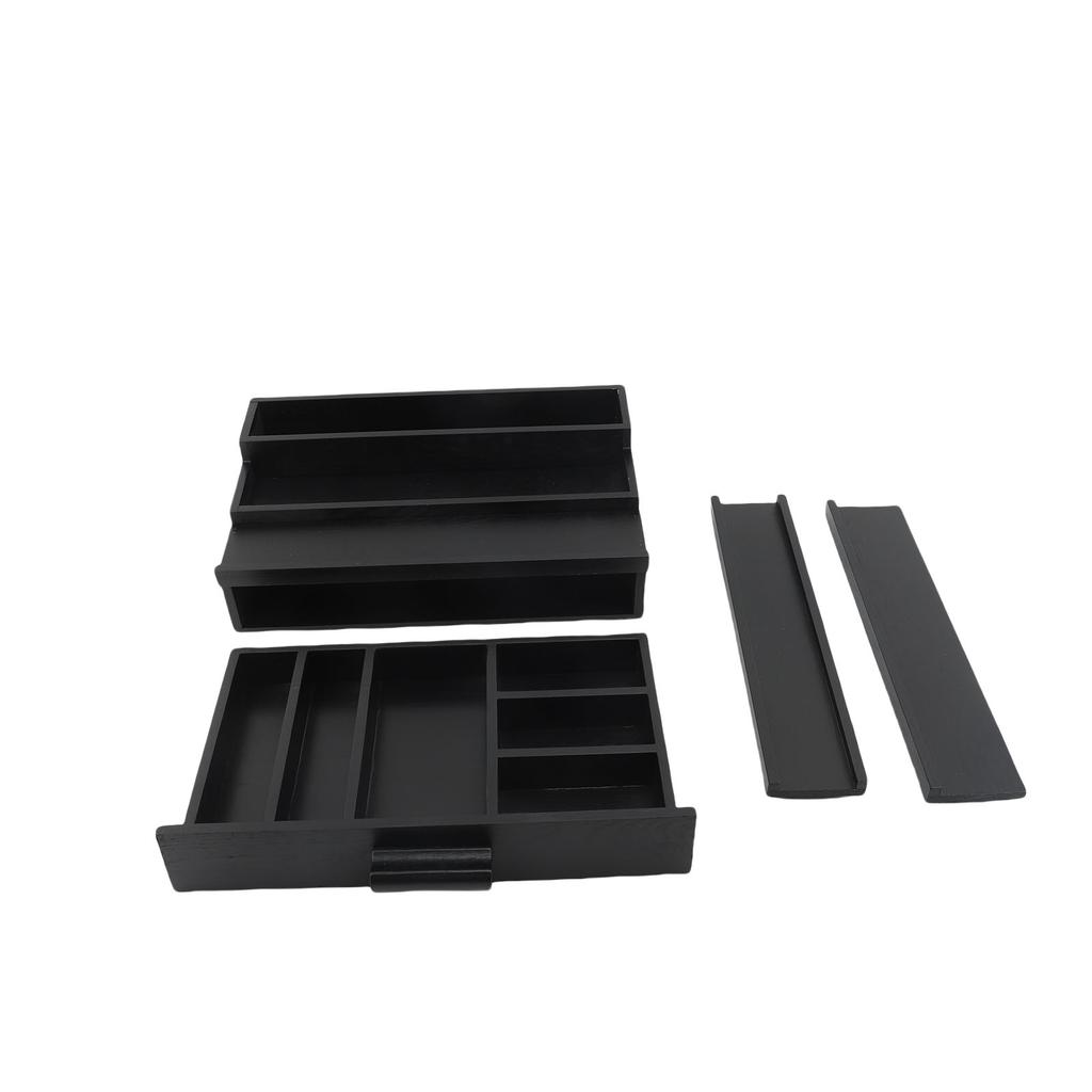 Cologne for Men Women 3 Tier Wood Perfume Display Shelf Riser with Drawer for Jewelry Cosmetics Storage