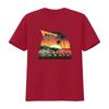 T-shirt In N Out Burger Retro California Fast Food Taglia Media Design Auto d'Epoca Palma vintage Lavata streetwear