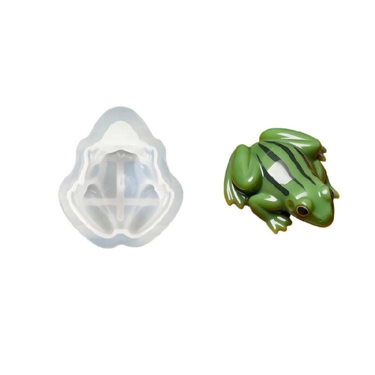 

Silicone Animal Mold Desktop Cartoon Animal Resin Figurines Craft with Easy Demolding Home Creative Projects